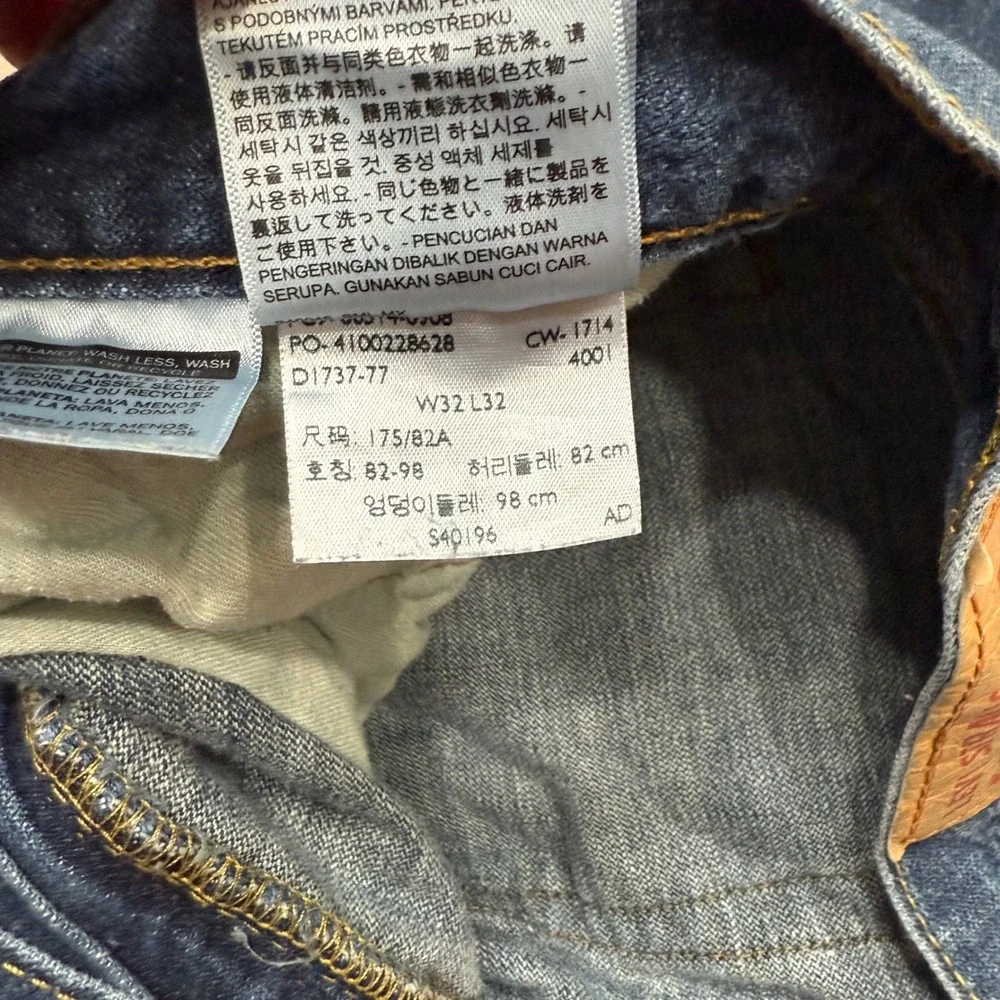 Levi Strauss Co 511 Slim Fit Dark Wash Jeans Mens W32‎ L32